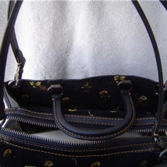 NEW AUTHENTIC COACH BLACK LEATHER PYRAMID EYE ROGUE 30 SATCHEL #46811 - Picture 12 of 15